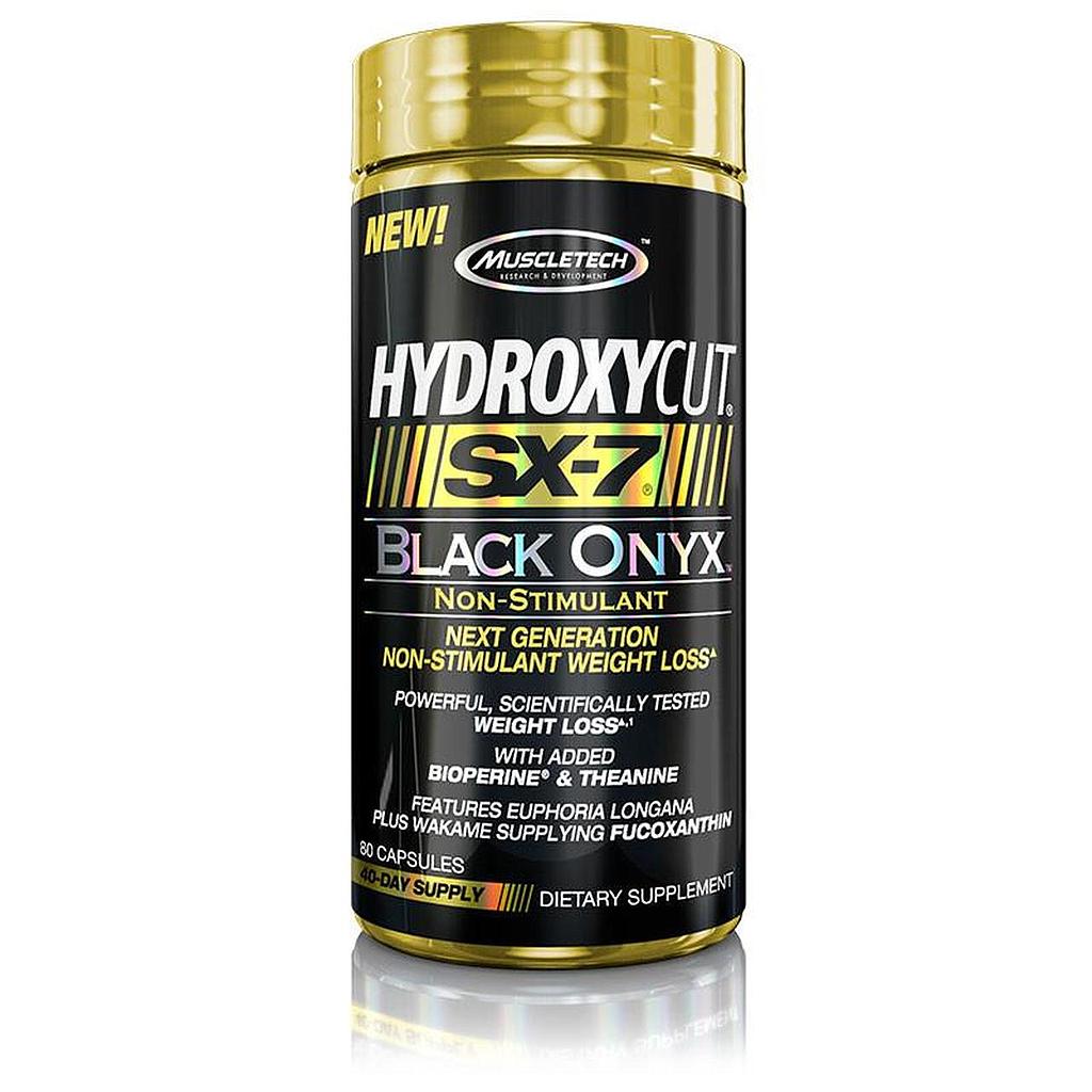 Muscletech Hydroxycut SX7 Black Onyx-80Serv.-80Caps